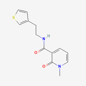 molecular formula C13H14N2O2S B6536934 1-methyl-2-oxo-N-[2-(thiophen-3-yl)ethyl]-1,2-dihydropyridine-3-carboxamide CAS No. 1058492-28-6