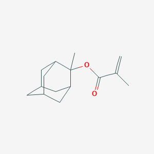 molecular formula C15H22O2 B065372 2-Methyl-2-adamantyl methacrylate CAS No. 177080-67-0