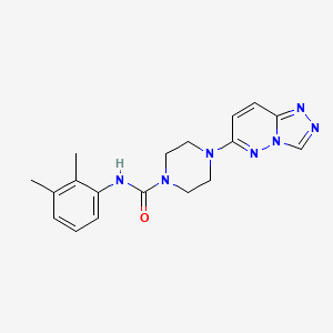 molecular formula C18H21N7O B6537303 N-(2,3-dimethylphenyl)-4-{[1,2,4]triazolo[4,3-b]pyridazin-6-yl}piperazine-1-carboxamide CAS No. 1058204-59-3