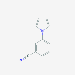 molecular formula C11H8N2 B065374 3-(1H-pyrrol-1-yl)benzonitrile CAS No. 175134-98-2