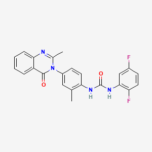 molecular formula C23H18F2N4O2 B6538505 1-(2,5-difluorophenyl)-3-[2-methyl-4-(2-methyl-4-oxo-3,4-dihydroquinazolin-3-yl)phenyl]urea CAS No. 1060316-92-8