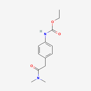 ethyl N-{4-[(dimethylcarbamoyl)methyl]phenyl}carbamate