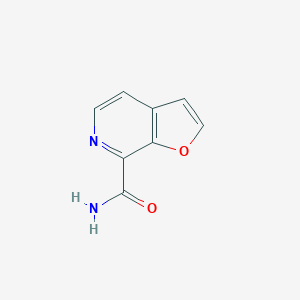 molecular formula C8H6N2O2 B065391 Furo[2,3-C]pyridine-7-carboxamide CAS No. 190957-78-9