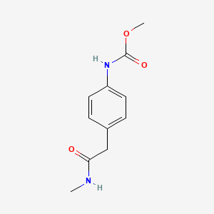 molecular formula C11H14N2O3 B6539586 methyl N-{4-[(methylcarbamoyl)methyl]phenyl}carbamate CAS No. 1060286-10-3