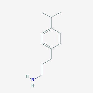 molecular formula C12H19N B065396 3-(4-异丙基苯基)丙胺 CAS No. 165736-01-6