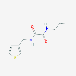 N-propyl-N'-[(thiophen-3-yl)methyl]ethanediamide