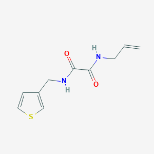 molecular formula C10H12N2O2S B6539820 N-(prop-2-en-1-yl)-N'-[(thiophen-3-yl)methyl]ethanediamide CAS No. 1060278-95-6