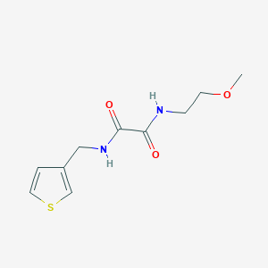 N-(2-methoxyethyl)-N'-[(thiophen-3-yl)methyl]ethanediamide