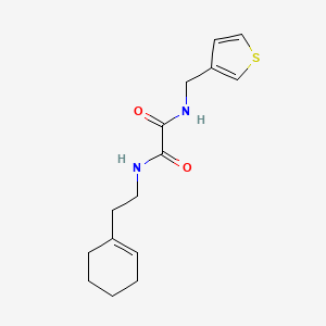molecular formula C15H20N2O2S B6539861 N'-[2-(cyclohex-1-en-1-yl)ethyl]-N-[(thiophen-3-yl)methyl]ethanediamide CAS No. 1060225-90-2