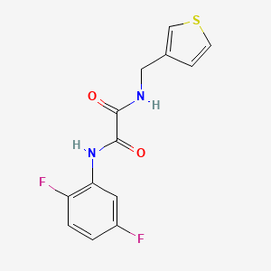 molecular formula C13H10F2N2O2S B6539864 N'-(2,5-difluorophenyl)-N-[(thiophen-3-yl)methyl]ethanediamide CAS No. 1060305-84-1