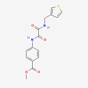 molecular formula C15H14N2O4S B6539875 methyl 4-({[(thiophen-3-yl)methyl]carbamoyl}formamido)benzoate CAS No. 1060349-47-4