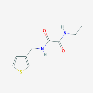 molecular formula C9H12N2O2S B6539885 N-ethyl-N'-[(thiophen-3-yl)methyl]ethanediamide CAS No. 1060279-55-1