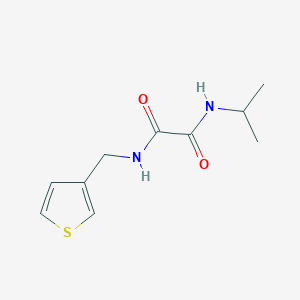 N-(propan-2-yl)-N'-[(thiophen-3-yl)methyl]ethanediamide