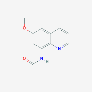 molecular formula C12H12N2O2 B6540147 N-(6-甲氧基喹啉-8-基)乙酰胺 CAS No. 19279-81-3