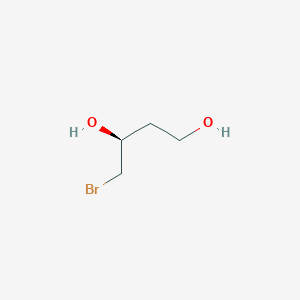 molecular formula C4H9BrO2 B065403 1,3-Butanediol,4-bromo-, (3S)- CAS No. 191354-42-4