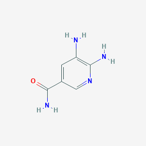 molecular formula C6H8N4O B065438 5,6-Diaminonicotinamide CAS No. 159890-49-0