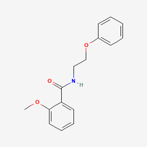 molecular formula C16H17NO3 B6543949 2-methoxy-N-(2-phenoxyethyl)benzamide CAS No. 1105227-21-1