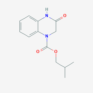 molecular formula C13H16N2O3 B6543969 2-methylpropyl 3-oxo-1,2,3,4-tetrahydroquinoxaline-1-carboxylate CAS No. 1021278-57-8