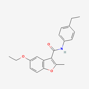 5-ethoxy-N-(4-ethylphenyl)-2-methyl-1-benzofuran-3-carboxamide