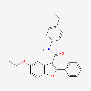 B6545006 5-ethoxy-N-(4-ethylphenyl)-2-phenyl-1-benzofuran-3-carboxamide CAS No. 929451-67-2