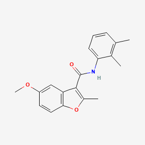 molecular formula C19H19NO3 B6545064 N-(2,3-dimethylphenyl)-5-methoxy-2-methyl-1-benzofuran-3-carboxamide CAS No. 929428-60-4