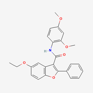 N-(2,4-dimethoxyphenyl)-5-ethoxy-2-phenyl-1-benzofuran-3-carboxamide