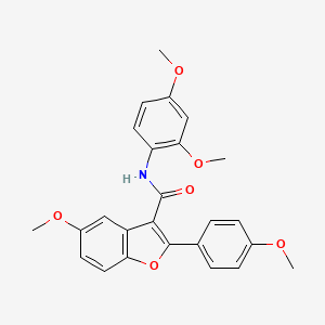 N-(2,4-dimethoxyphenyl)-5-methoxy-2-(4-methoxyphenyl)-1-benzofuran-3-carboxamide