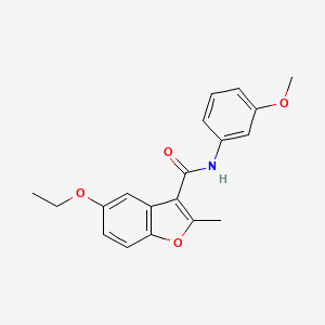 5-ethoxy-N-(3-methoxyphenyl)-2-methyl-1-benzofuran-3-carboxamide