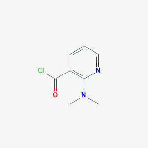 molecular formula C8H9ClN2O B065453 2-(diMethylaMino)pyridine-3-carbonyl chloride CAS No. 181132-78-5