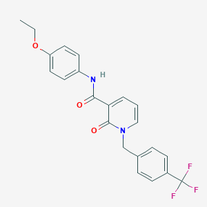 N-(4-ethoxyphenyl)-2-oxo-1-{[4-(trifluoromethyl)phenyl]methyl}-1,2-dihydropyridine-3-carboxamide