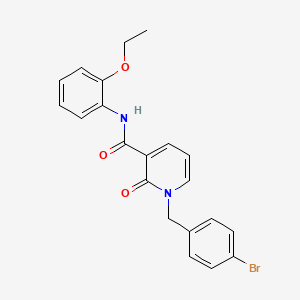 1-[(4-bromophenyl)methyl]-N-(2-ethoxyphenyl)-2-oxo-1,2-dihydropyridine-3-carboxamide