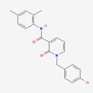 1-[(4-bromophenyl)methyl]-N-(2,4-dimethylphenyl)-2-oxo-1,2-dihydropyridine-3-carboxamide