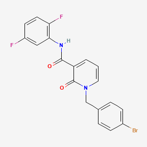 1-[(4-bromophenyl)methyl]-N-(2,5-difluorophenyl)-2-oxo-1,2-dihydropyridine-3-carboxamide