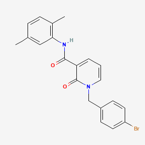 1-[(4-bromophenyl)methyl]-N-(2,5-dimethylphenyl)-2-oxo-1,2-dihydropyridine-3-carboxamide