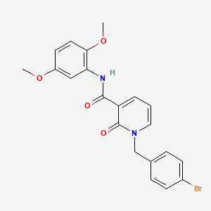 1-[(4-bromophenyl)methyl]-N-(2,5-dimethoxyphenyl)-2-oxo-1,2-dihydropyridine-3-carboxamide