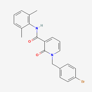 1-[(4-bromophenyl)methyl]-N-(2,6-dimethylphenyl)-2-oxo-1,2-dihydropyridine-3-carboxamide