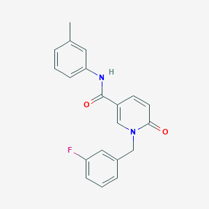 1-[(3-fluorophenyl)methyl]-N-(3-methylphenyl)-6-oxo-1,6-dihydropyridine-3-carboxamide