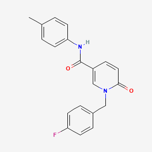 1-[(4-fluorophenyl)methyl]-N-(4-methylphenyl)-6-oxo-1,6-dihydropyridine-3-carboxamide