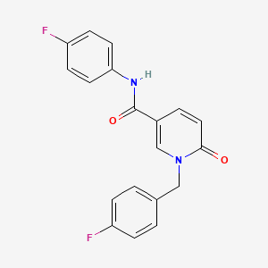 N-(4-fluorophenyl)-1-[(4-fluorophenyl)methyl]-6-oxo-1,6-dihydropyridine-3-carboxamide