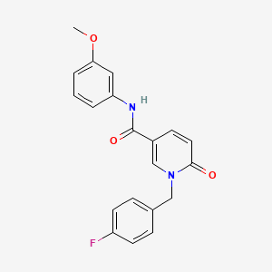 1-[(4-fluorophenyl)methyl]-N-(3-methoxyphenyl)-6-oxo-1,6-dihydropyridine-3-carboxamide