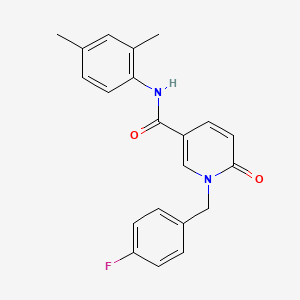 N-(2,4-dimethylphenyl)-1-[(4-fluorophenyl)methyl]-6-oxo-1,6-dihydropyridine-3-carboxamide