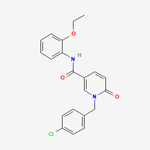 1-[(4-chlorophenyl)methyl]-N-(2-ethoxyphenyl)-6-oxo-1,6-dihydropyridine-3-carboxamide