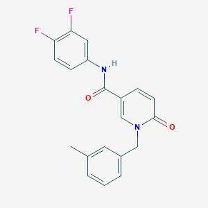 N-(3,4-difluorophenyl)-1-[(3-methylphenyl)methyl]-6-oxo-1,6-dihydropyridine-3-carboxamide