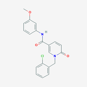 1-[(2-chlorophenyl)methyl]-N-(3-methoxyphenyl)-6-oxo-1,6-dihydropyridine-3-carboxamide