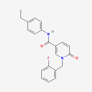 N-(4-ethylphenyl)-1-[(2-fluorophenyl)methyl]-6-oxo-1,6-dihydropyridine-3-carboxamide