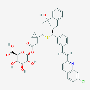 molecular formula C41H44ClNO9S B065481 Montelukast acyl-b-D-glucuronide CAS No. 188717-17-1
