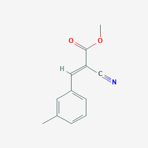 methyl (2E)-2-cyano-3-(3-methylphenyl)prop-2-enoate