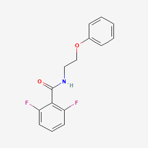 molecular formula C15H13F2NO2 B6548896 2,6-difluoro-N-(2-phenoxyethyl)benzamide CAS No. 1203005-97-3