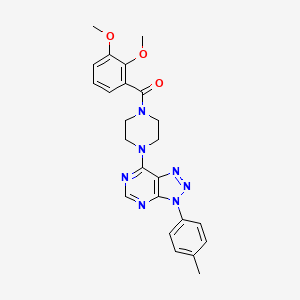 1-(2,3-dimethoxybenzoyl)-4-[3-(4-methylphenyl)-3H-[1,2,3]triazolo[4,5-d]pyrimidin-7-yl]piperazine