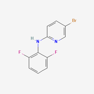 molecular formula C11H7BrF2N2 B6550073 5-bromo-N-(2,6-difluorophenyl)pyridin-2-amine CAS No. 475634-96-9